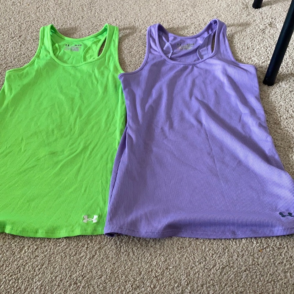 Ladies Under Armour Fitted Work Out Tanks